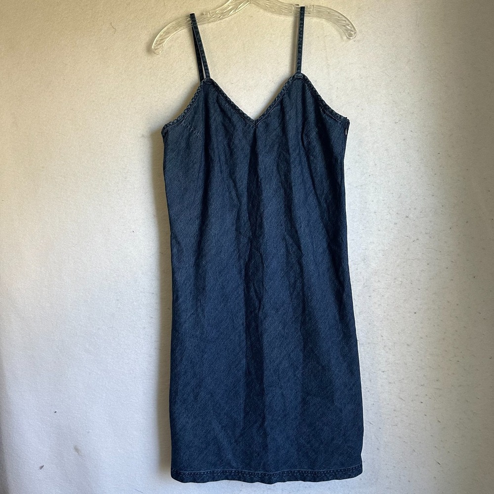 J Jill dress siz 12 tall sleeveless spaghetti strap minimalist sundress